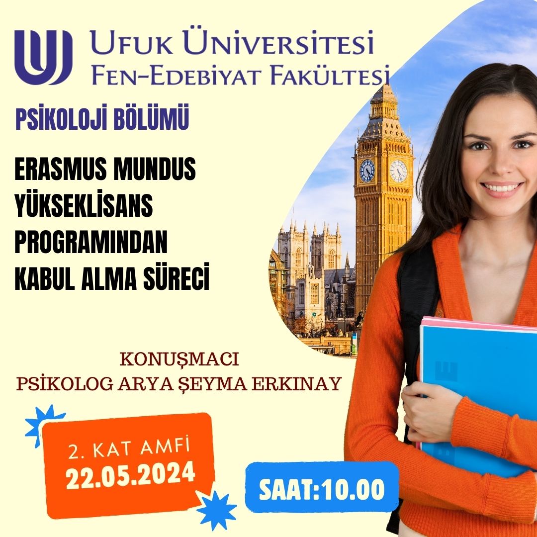 Erasmus Mundus Yüksek Lisans Kabul Alma Süreci Afişi