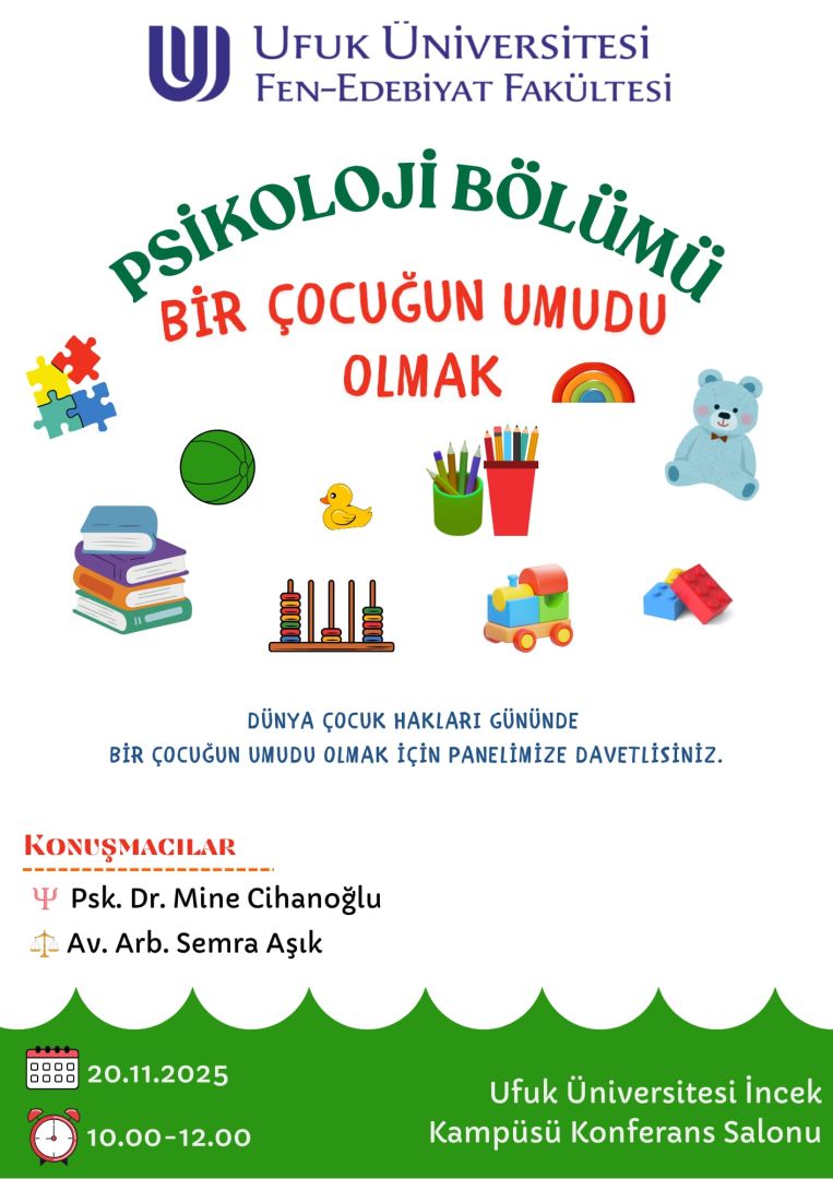 BİR ÇOCUĞUN UMUDU OLMAK Etkinliği