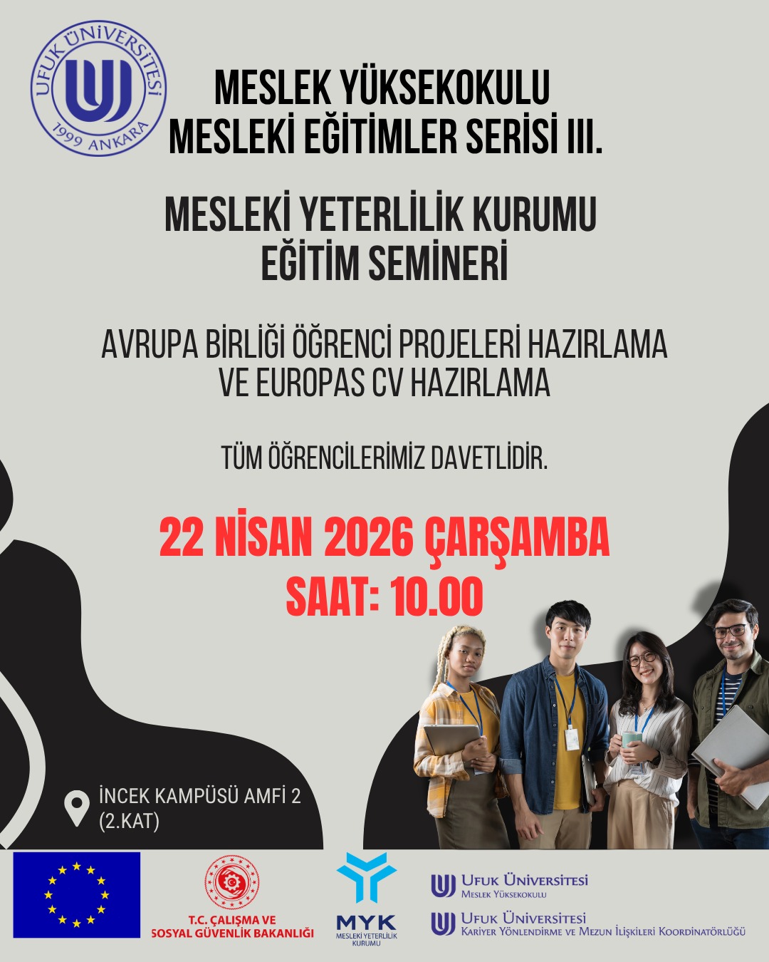 Avrupa Birliği Öğrenci Projeleri ve Europass CV Hazırlama Eğitimi- Mesleki Eğitimler Serisi III